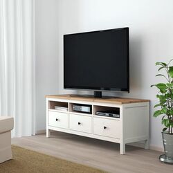 Tumba pentru TV Ikea Hemnes 148x47x57 (Alb/Maro-deschis) Thumb