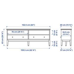 Tumba pentru TV Ikea Idanas 162x40x63 (Maro Inchis) Thumb