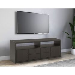 Tumba pentru TV Ikea Kallax 147x39x60 (Negru-maro)