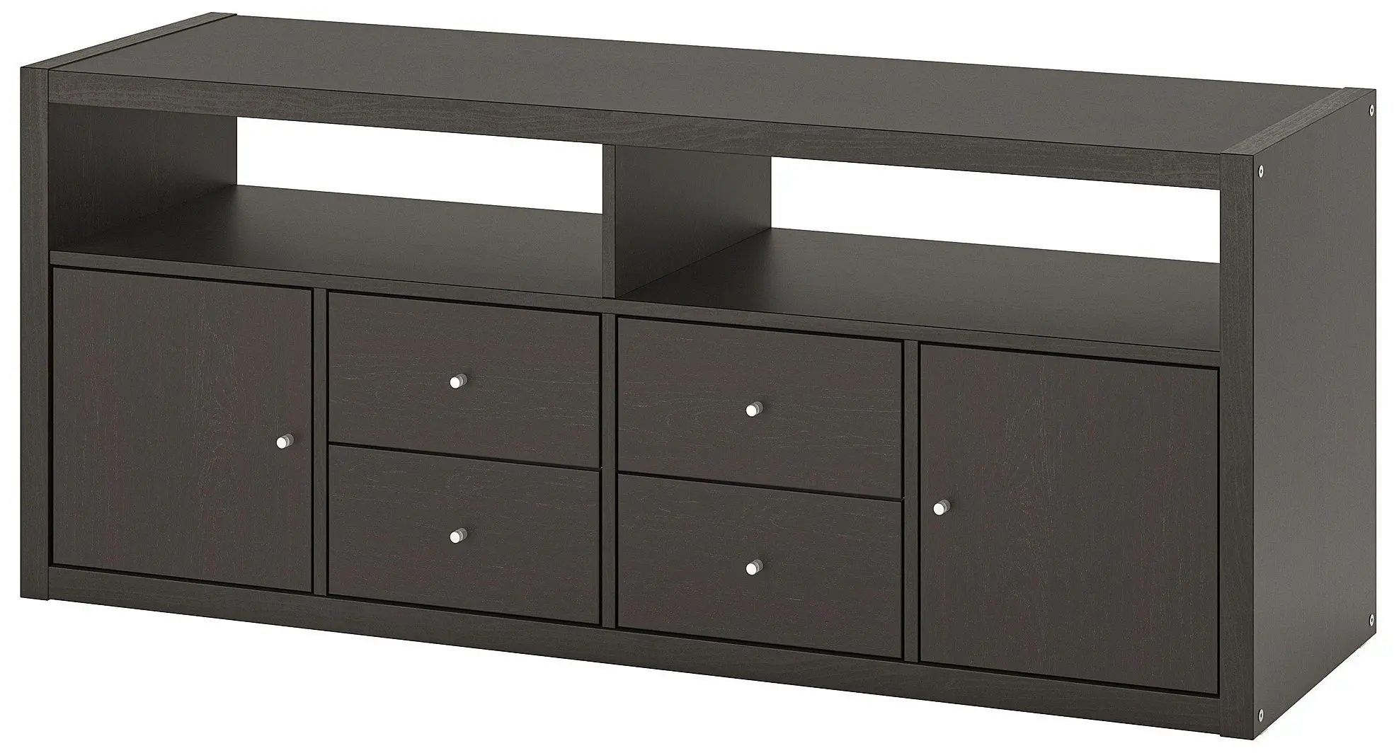 Tumba pentru TV Ikea Kallax 147x39x60 (Negru-maro) - 4