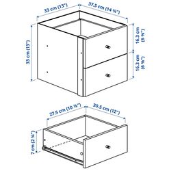Tumba pentru TV Ikea Kallax 147x39x60 (Aspect Stejar Antichizat) Thumb