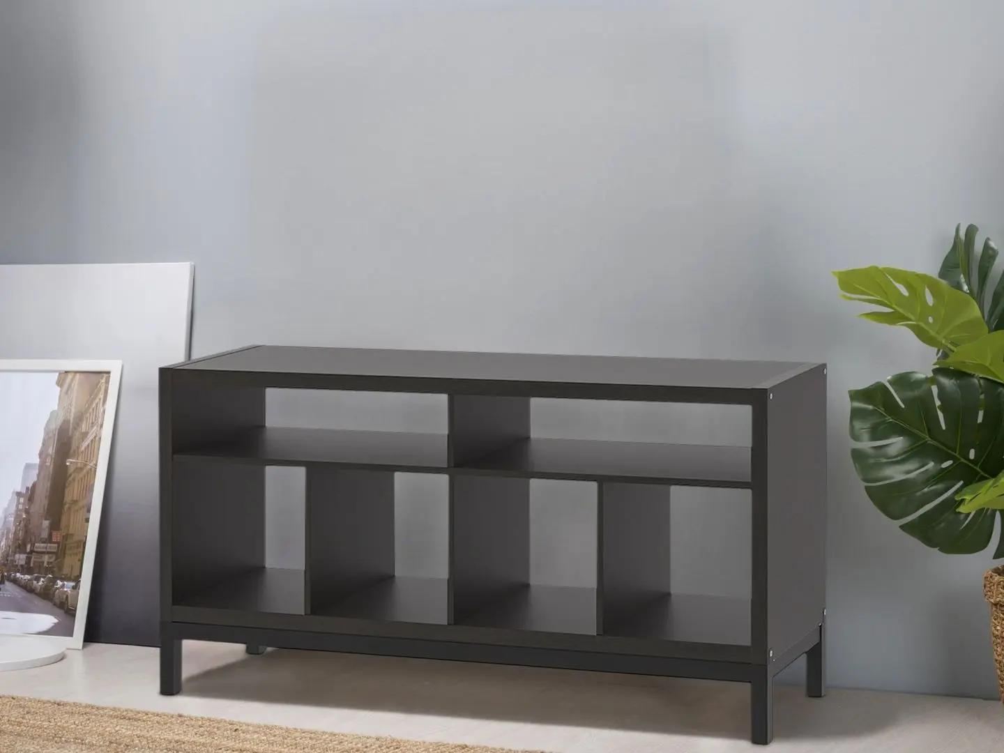 Tumba pentru TV Ikea Kallax 147x39x78 (Negru-Maro)