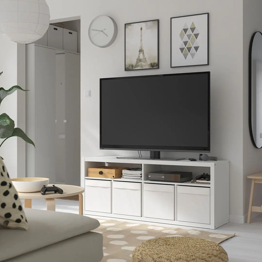 Tumba pentru TV Ikea Kallax 147x60 (Alb)