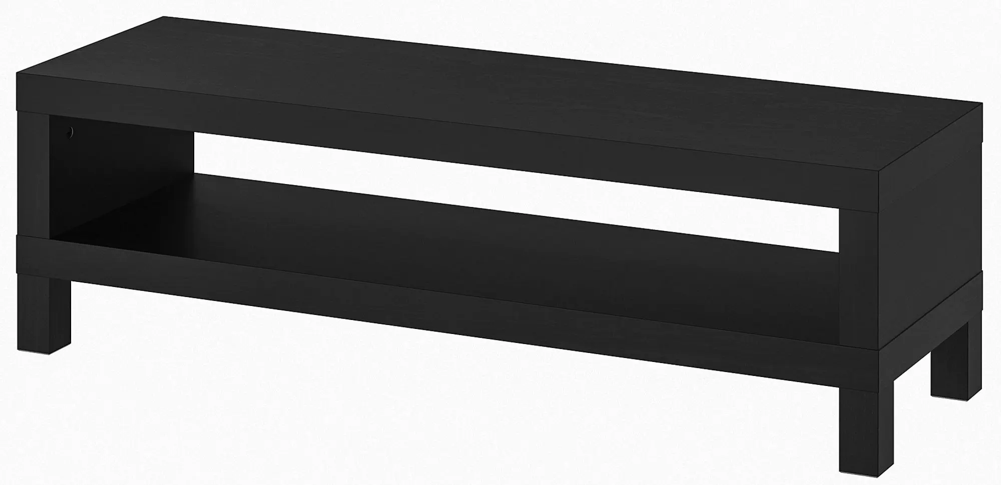 Tumba pentru TV Ikea Lack 120x35x36 (Negru-maro)