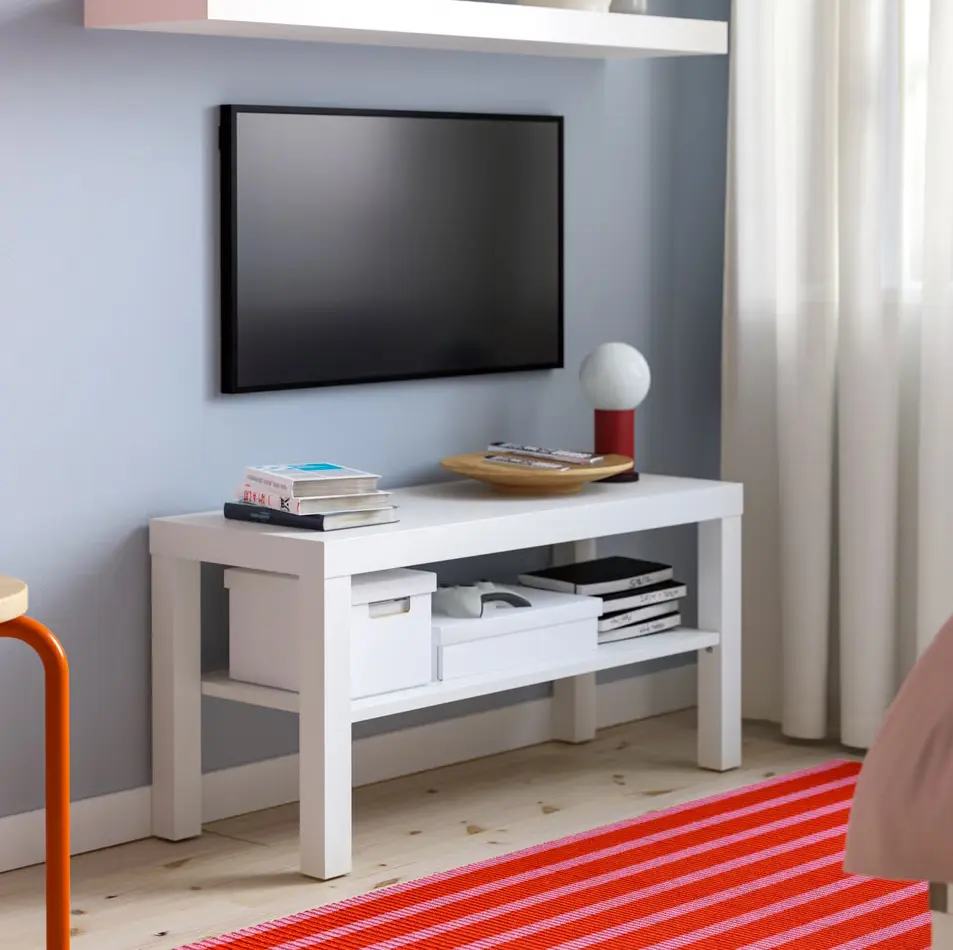 Тумба РТВ Ikea Lack 90x36x45 (Белый)