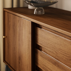 Tumba pentru TV Ikea Radmanso 176x48x66 (Nuc maro) Thumb