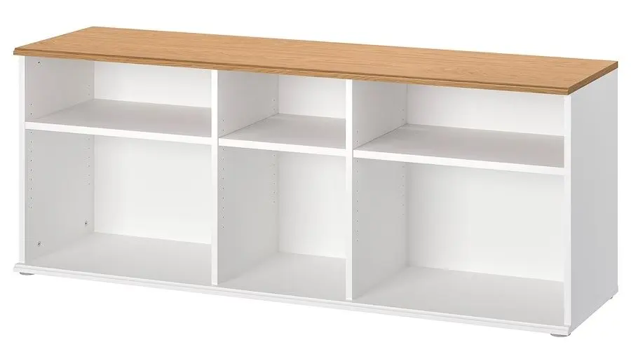 Tumba pentru TV Ikea Skruvby 156x38x60 (Alb)