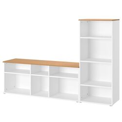Tumba pentru TV Ikea Skruvby 216x38x140 (Alb)