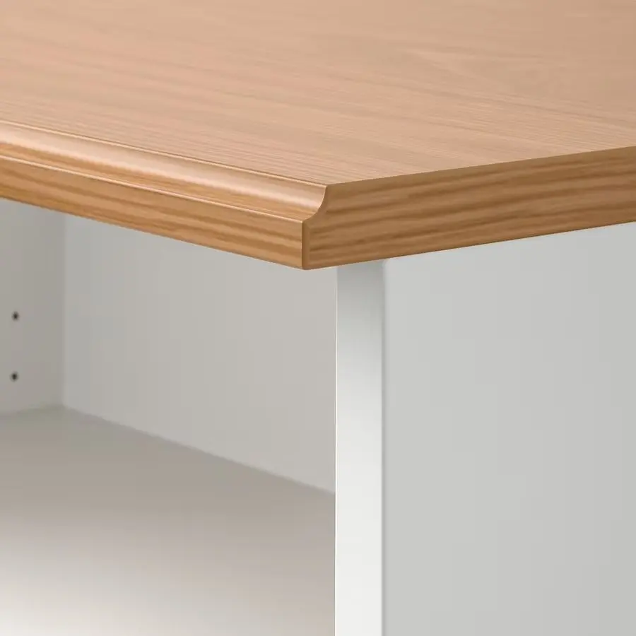 Tumba pentru TV Ikea Skruvby 216x38x140 (Alb)