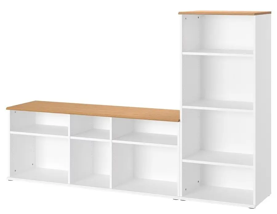 Tumba pentru TV Ikea Skruvby 216x38x140 (Alb)