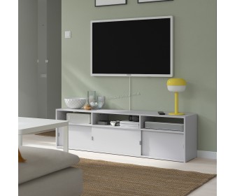 Tumba pentru TV Ikea Spiksmed cu usi glisante 155x32x44 (Gri)