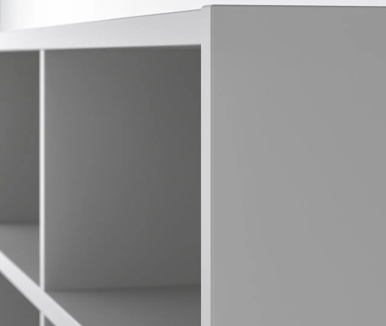 Тумба РТВ Ikea Spiksmed раздвижные двери 155x32x44 (Серый)