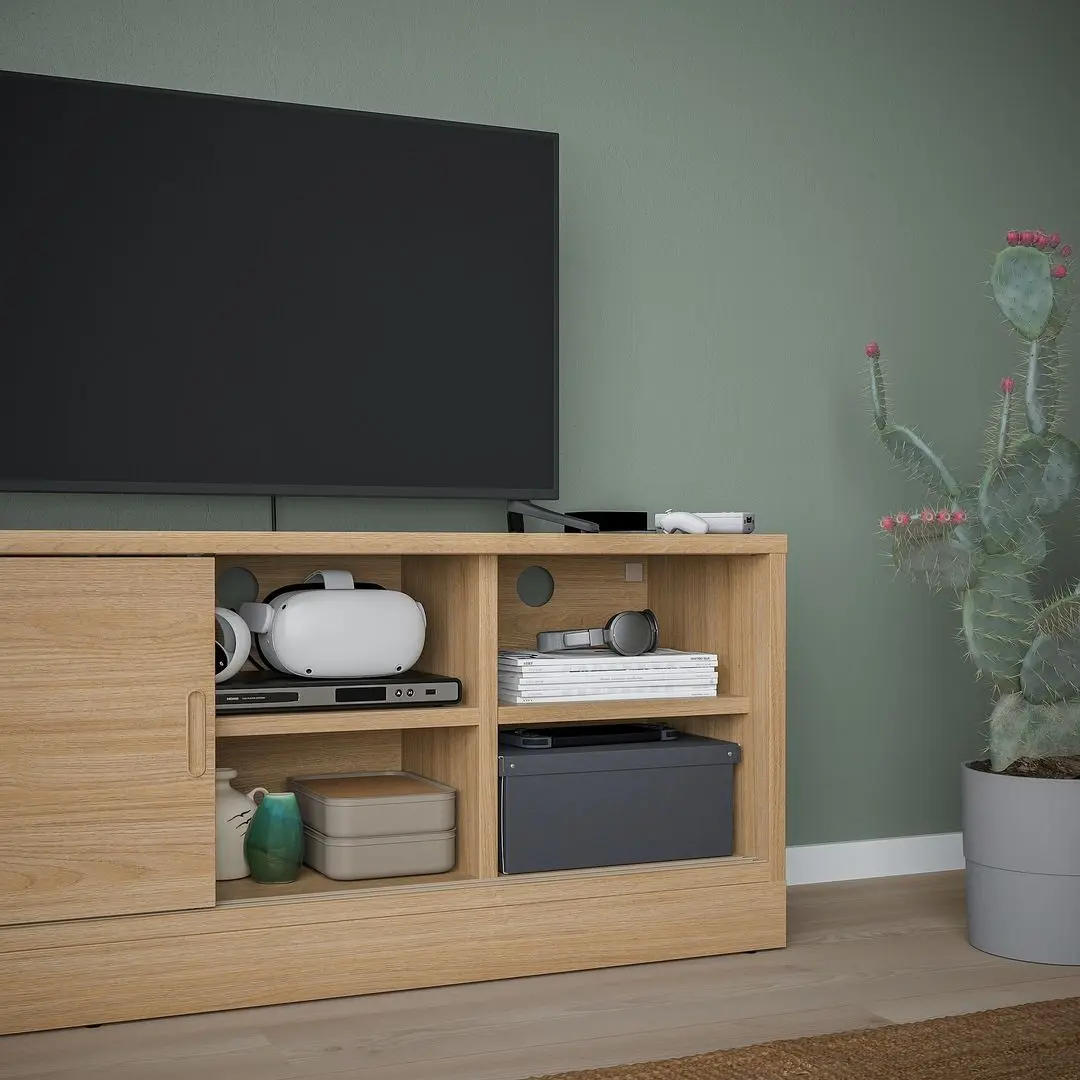 Tumba pentru TV Ikea Tonstad 178x37x55 (Furnir Stejar)
