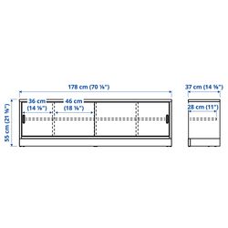Tumba pentru TV Ikea Tonstad 178x37x55 (Furnir Stejar) Thumb