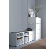 Тумба РТВ Ikea Vihals 216x47x120 (Белый)