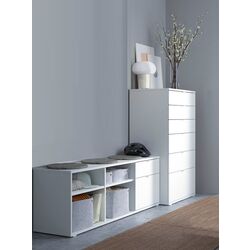 Tumba pentru TV Ikea Vihals 216x47x120 (Alb)