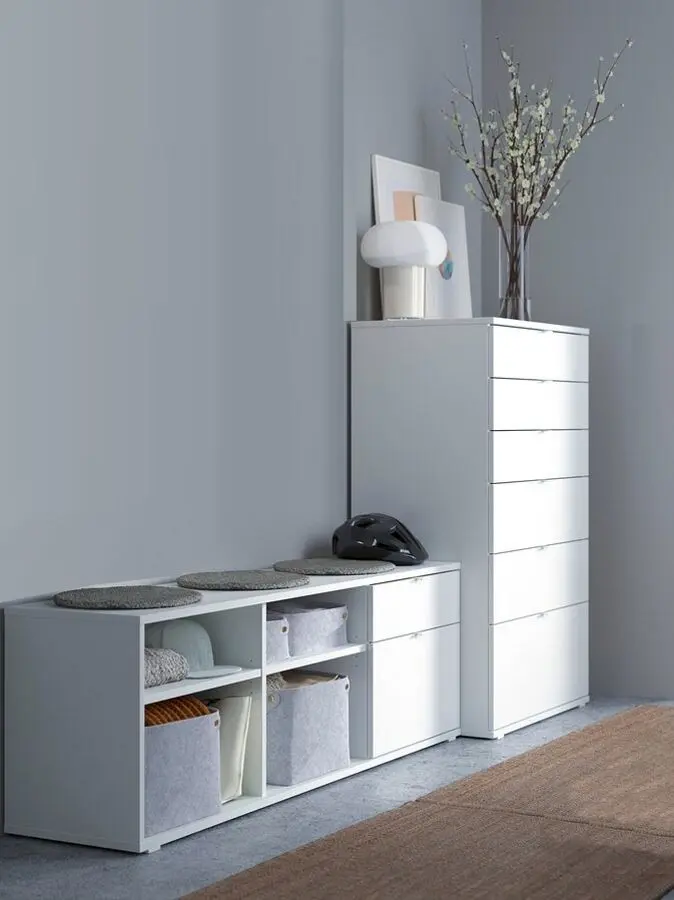 Tumba pentru TV Ikea Vihals 216x47x120 (Alb)