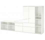 Тумба РТВ Ikea Vihals 251x37x140 (Белый)