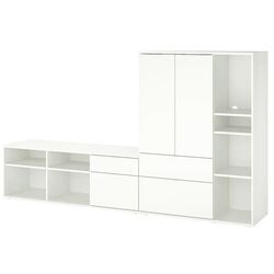 Tumba pentru TV Ikea Vihals 251x37x140 (Alb)