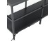 Tumba pentru TV Ikea Vittsjo 100x36x53 (Negru-Maro/Sticla)