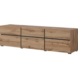 Tumba pentru TV Helvetia Cross 3D3S (Wotan Oak/Black) Thumb