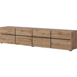 Тумба РТВ Helvetia Cross 4D4S (Wotan Oak/Black) Thumb