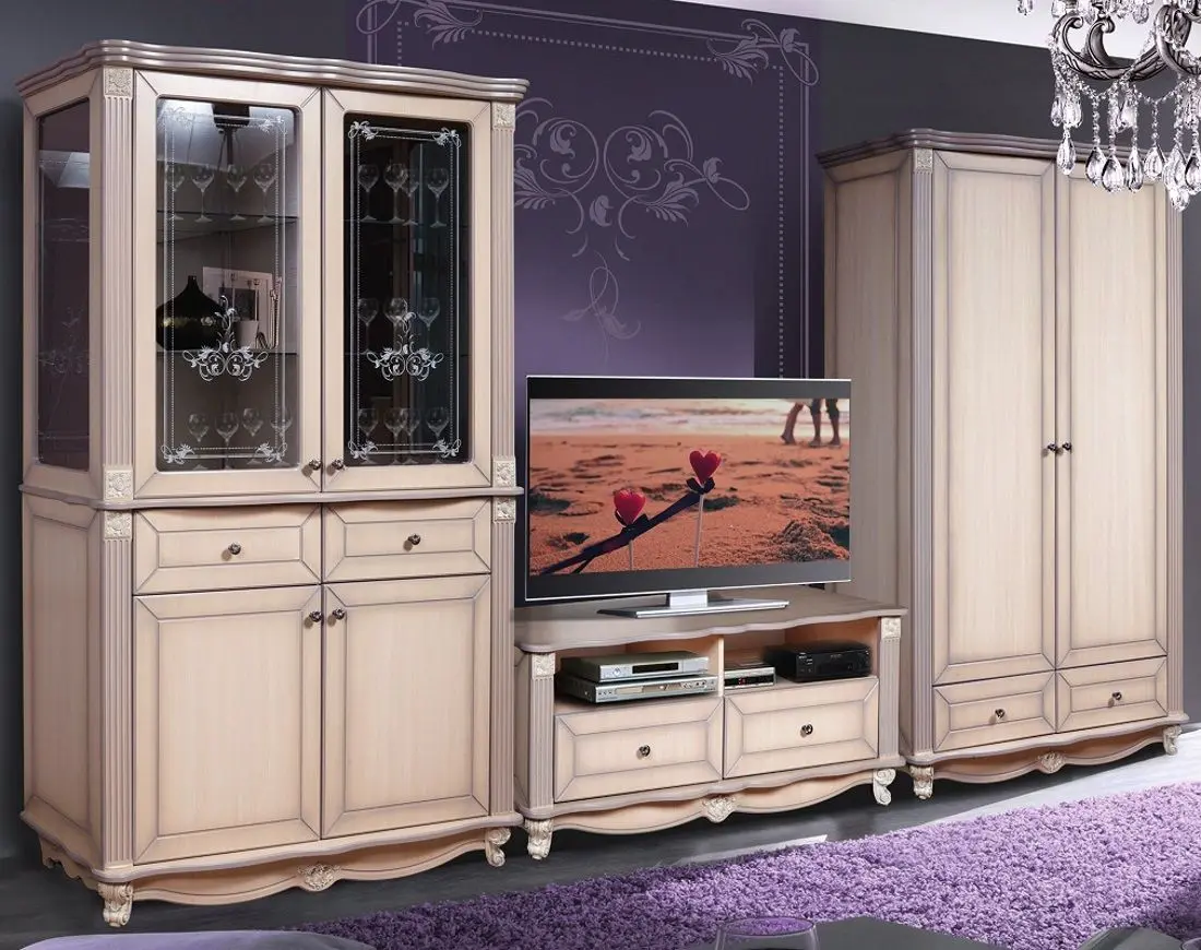 Тумба РТВ КМК 0441.7 Баккара 2Я (Орех Экко) - 2