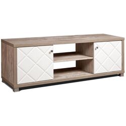 Tumba pentru TV КМК 0650.10 Kristal (Yukkon Oak/White Enamel)