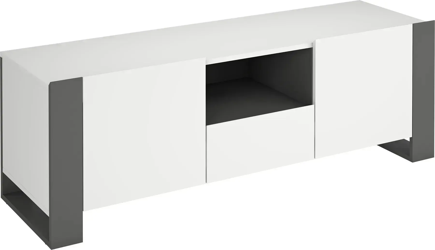 Тумба РТВ Magnusplus Combo CO4 140x46.2x42.1 (Graphite/White)