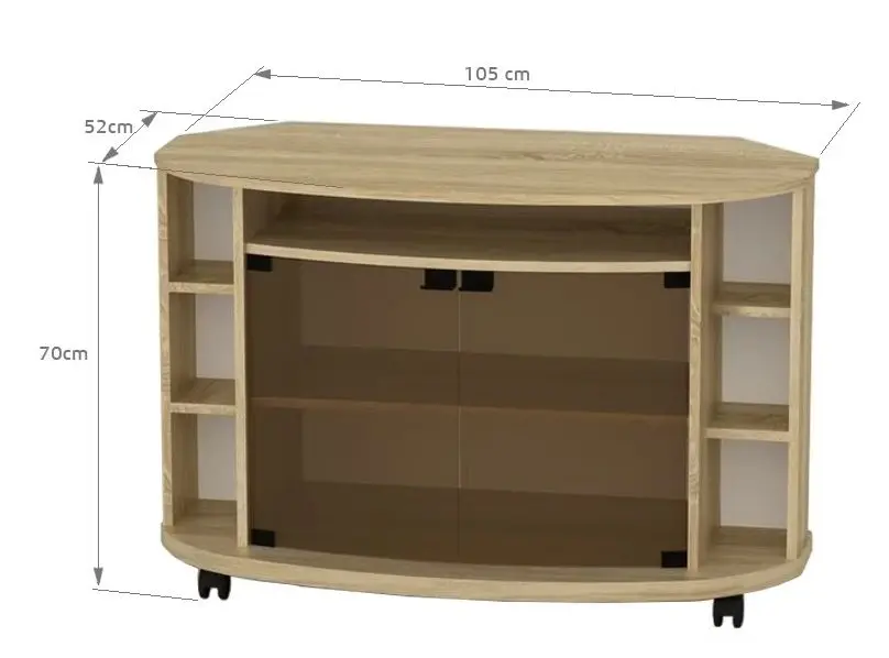 Tumba pentru TV Marcel Prod Hortia (Sonoma Oak)