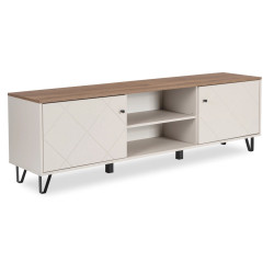 Тумба РТВ Mebel Elite Bacardi 183 (Cashmere/Castello Oak) Thumb