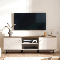 Тумба РТВ Mebel Elite Bacardi 183 (Cashmere/Castello Oak)