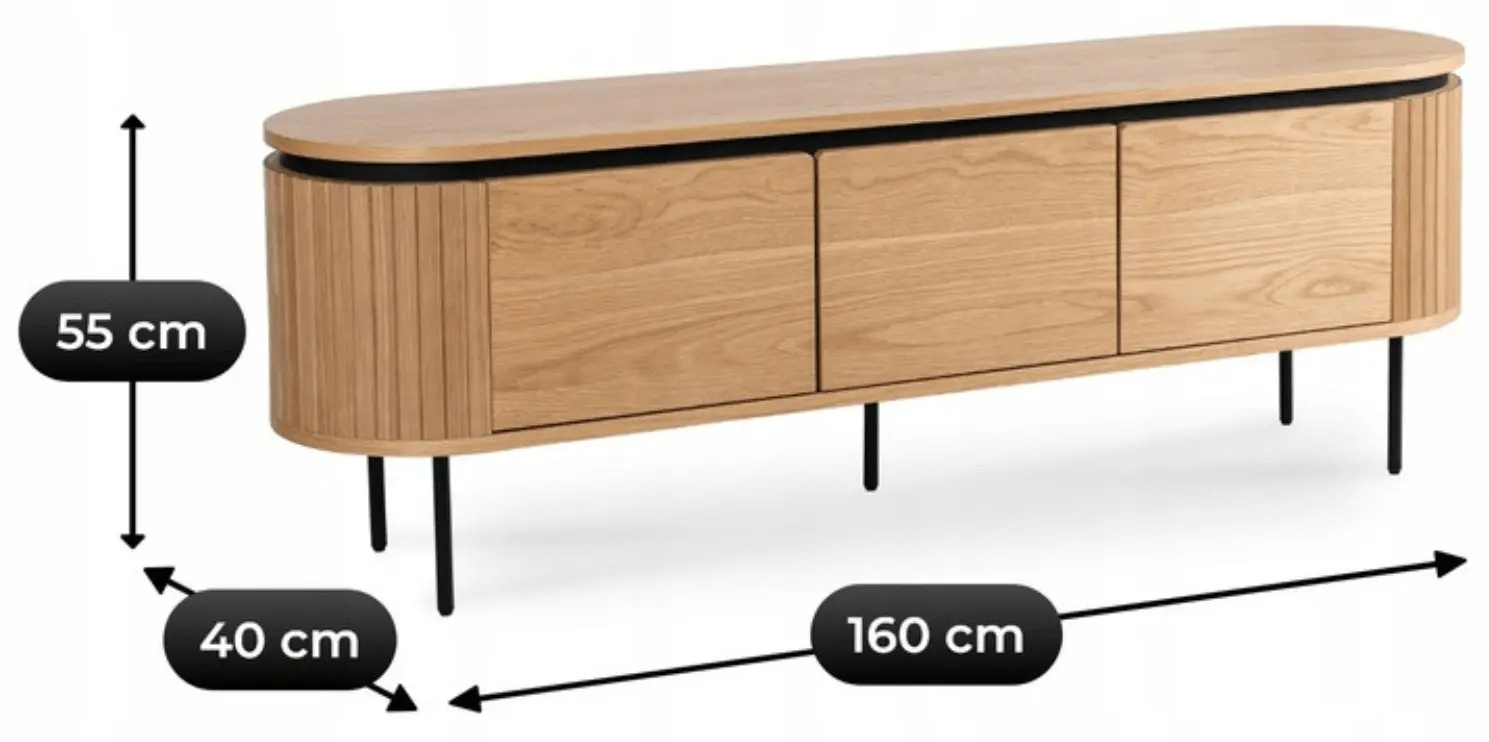 Tumba pentru TV Mebel Elite Beck 160 (Oak)