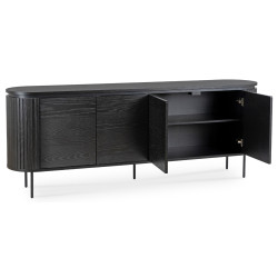 Tumba pentru TV Mebel Elite Beck 200 (Black) Thumb