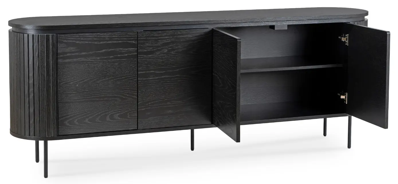 Tumba pentru TV Mebel Elite Beck 200 (Black)