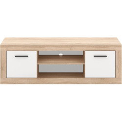 Tumba pentru TV Mebel Elite Blago 140cm (Sonoma Oak/White) Thumb