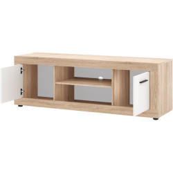 Tumba pentru TV Mebel Elite Blago 140cm (Sonoma Oak/White) Thumb