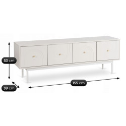 Tumba pentru TV Mebel Elite Marlen 155 (Cashmere) Thumb