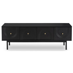 Тумба РТВ Mebel Elite Marlen 155cm (Black) Thumb