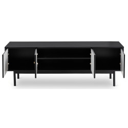 Тумба РТВ Mebel Elite Marlen 155cm (Black) Thumb