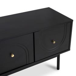 Тумба РТВ Mebel Elite Marlen 155cm (Black) Thumb