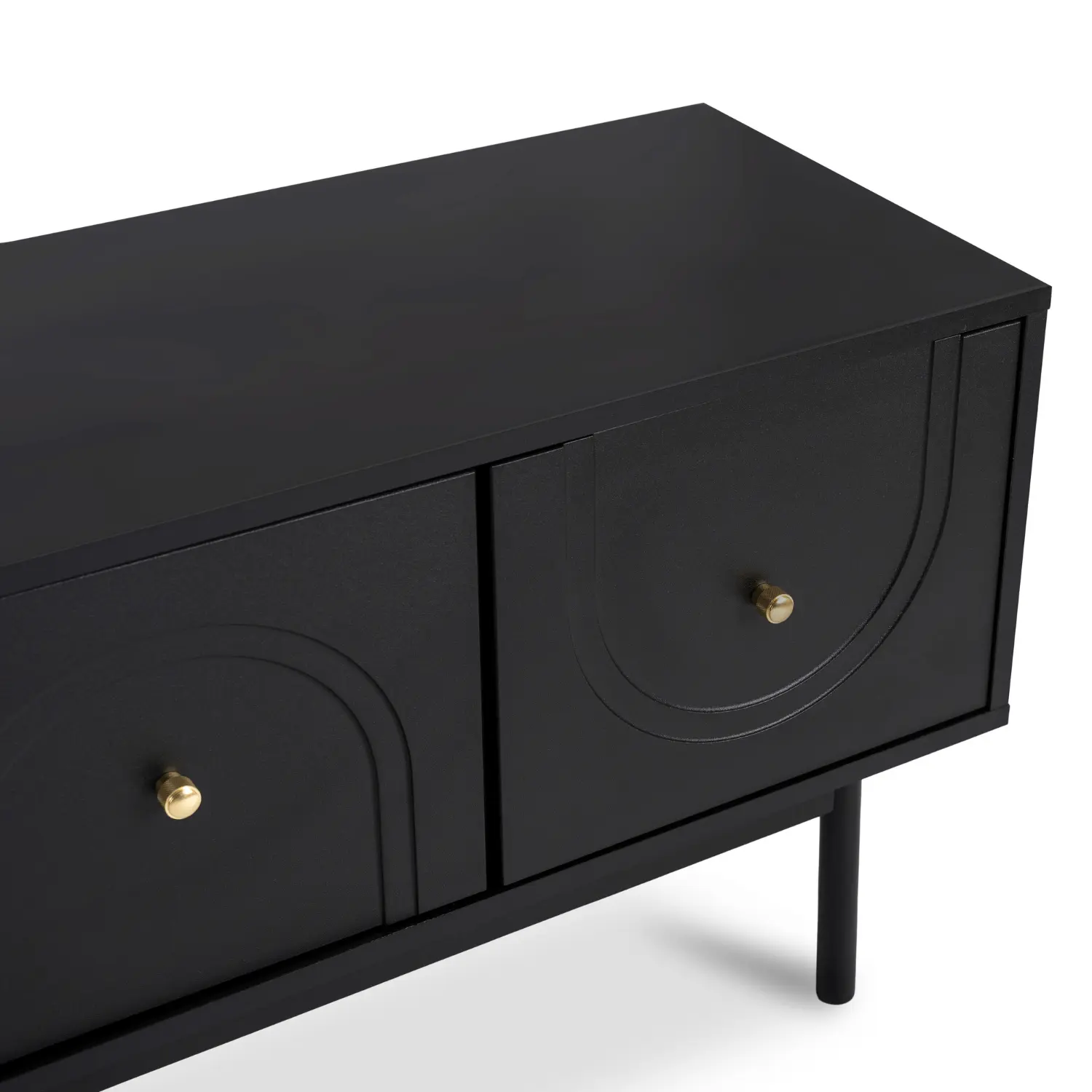 Тумба РТВ Mebel Elite Marlen 155cm (Black)