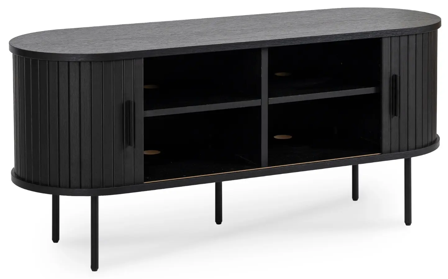 Tumba pentru TV Mebel Elite Trish 120 (Black)