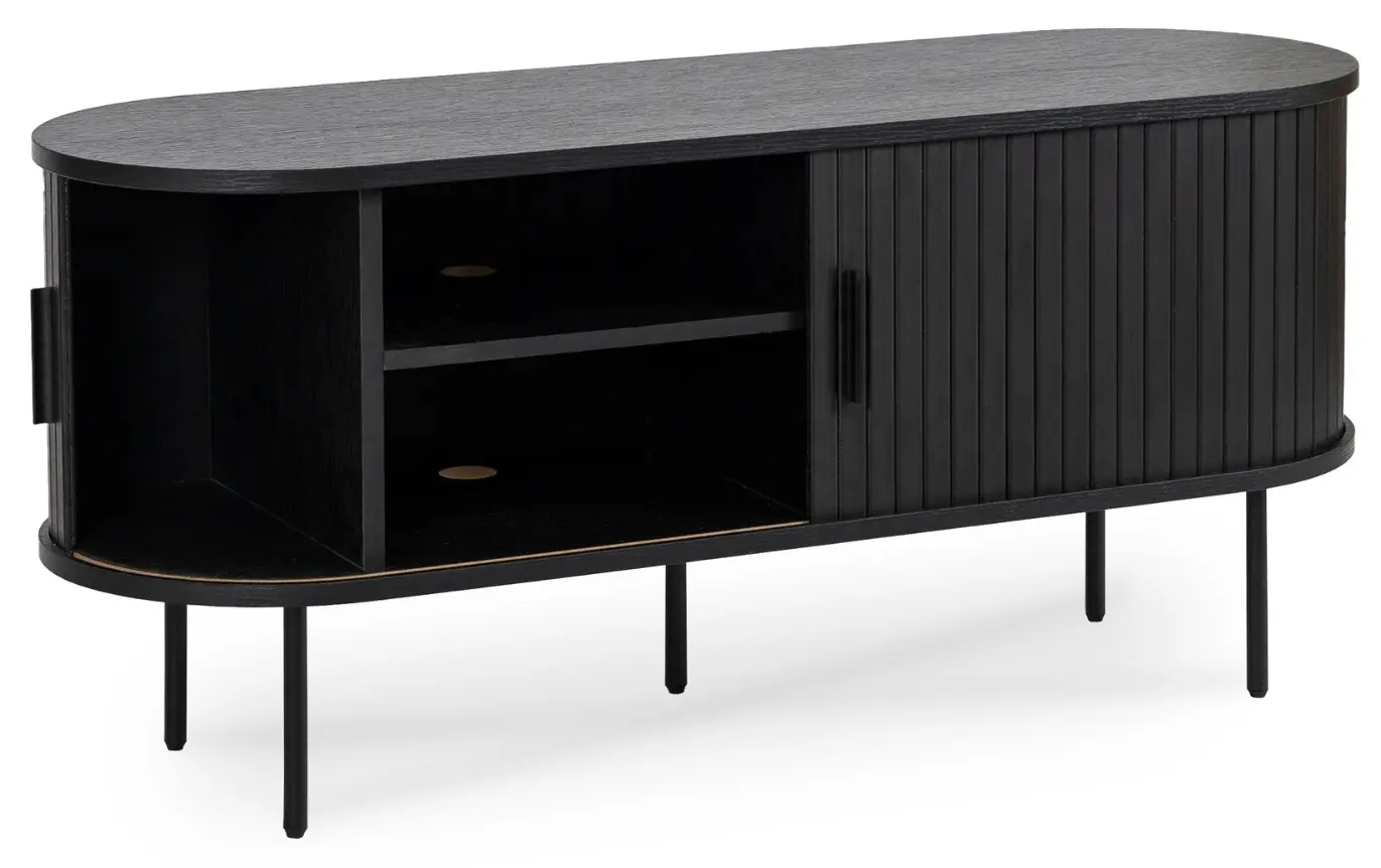 Tumba pentru TV Mebel Elite Trish 120 (Black)