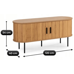 Tumba pentru TV Mebel Elite Trish 120 (Oak) Thumb