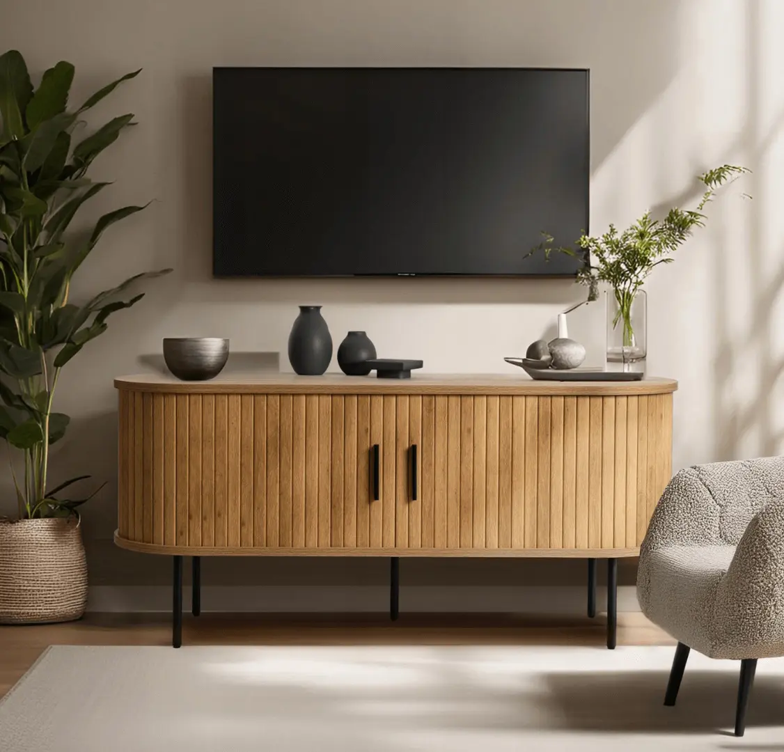 Tumba pentru TV Mebel Elite Trish 120 (Oak)