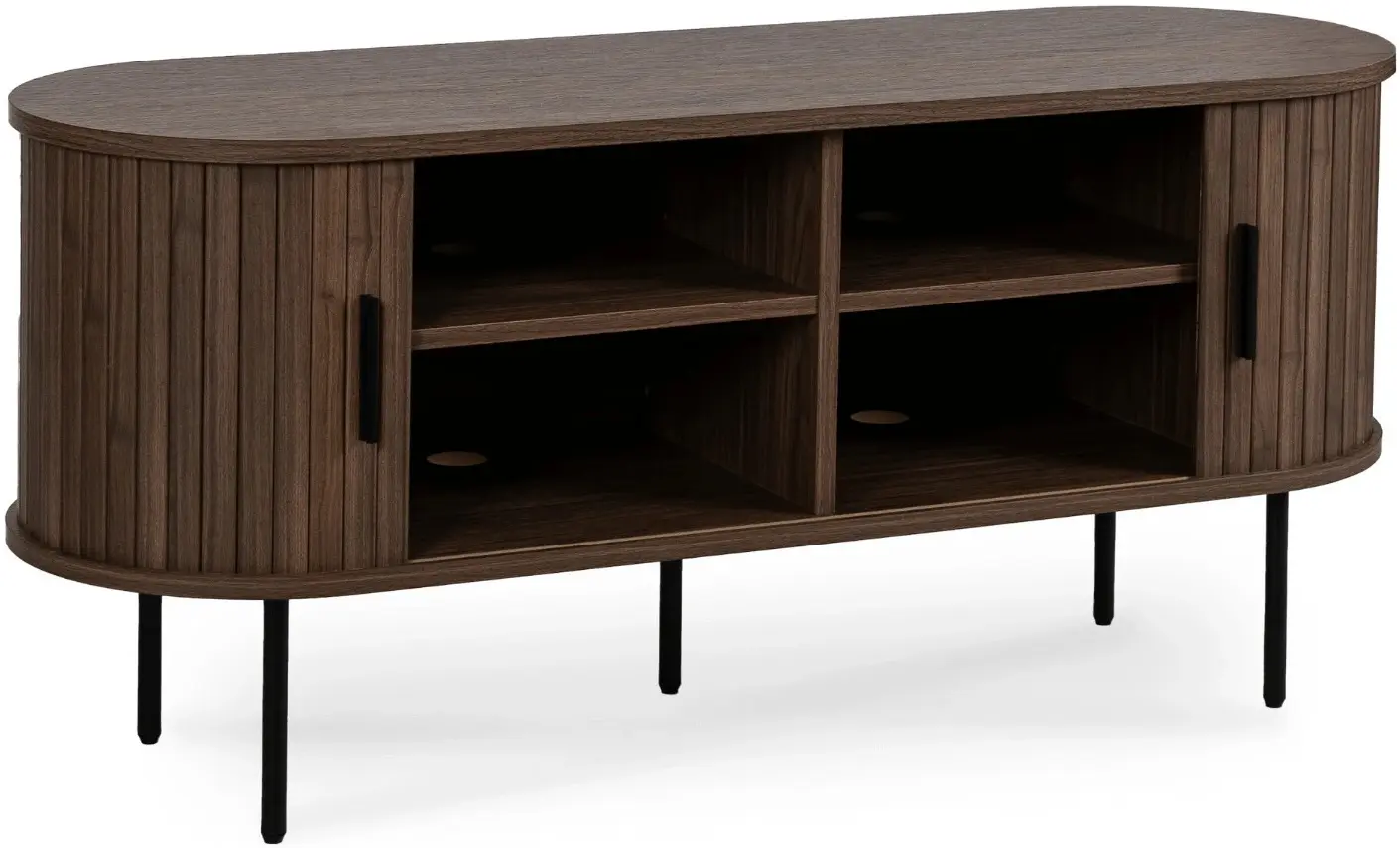 Тумба РТВ Mebel Elite Trish 120 (Walnut) - 5