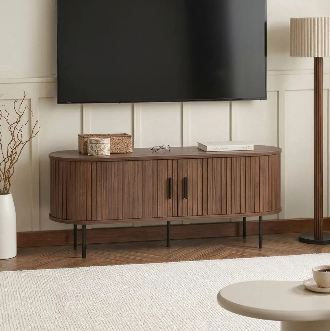 Тумба РТВ Mebel Elite Trish 120 (Walnut)