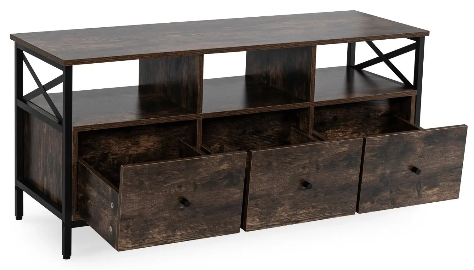 Tumba pentru TV Mebel Elite Zone 120 (Rustic Oak)