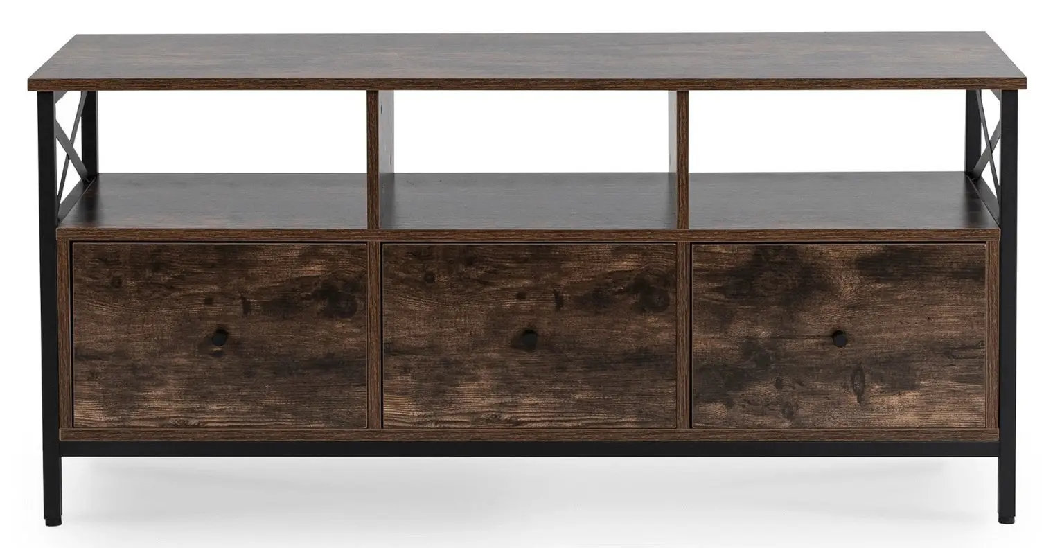 Tumba pentru TV Mebel Elite Zone 120 (Rustic Oak)